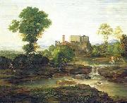 Ferdinand von Olivier Ideal Italian landscape oil painting artist